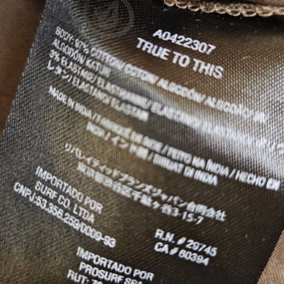 VOLCOM STONE SKATE VITALS ALEC MAJERUS Men's Woven Shirt Medium Military Green - Picture 8 of 11